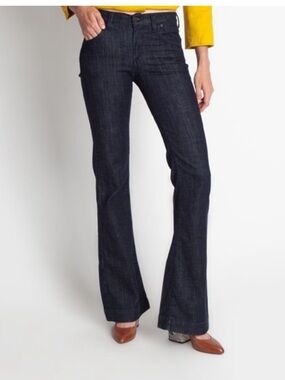 Citizens of Humanity Hutton High Rise Wide Leg Jeans Dark Wash Size 27